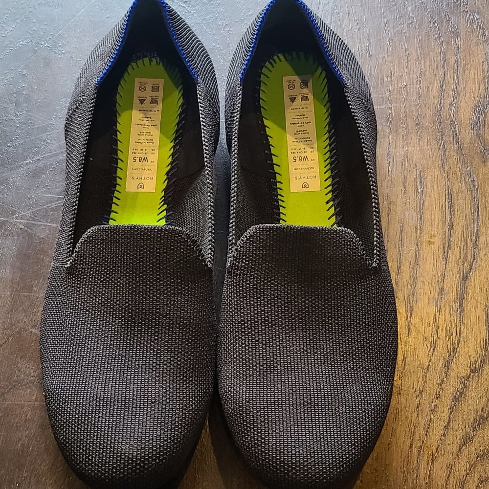 Rothy's size 8.5 black loafers